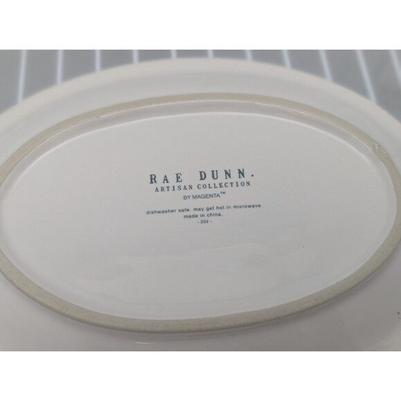 Rae Dunn Oval "SPRING" Plate - Picture 3 of 3